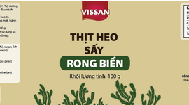 Nhãn thịt sấy rong biển 100g